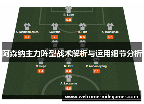 阿森纳主力阵型战术解析与运用细节分析